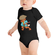 Load image into Gallery viewer, Baby Samurai Dog - Baby Bodysuit