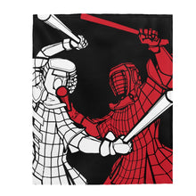 Load image into Gallery viewer, Dual Wielding Warriors - Plush Blanket