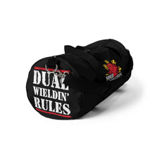 Load image into Gallery viewer, Dual Wieldin' Rules 3 - Duffel Bag