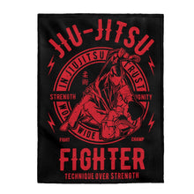 Load image into Gallery viewer, Jiu Jitsu Fighter - Plush Blanket