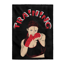 Load image into Gallery viewer, Woman Warrior In Training - Plush Blanket
