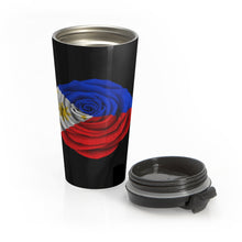 Load image into Gallery viewer, Filipino Rose - Stainless Steel Travel Mug