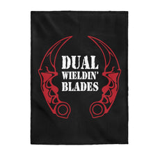 Load image into Gallery viewer, Dual Wieldin' Rules 2 - Plush Blanket