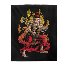 Load image into Gallery viewer, Dual Wielding Warrior - Plush Blanket
