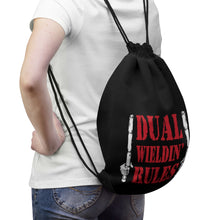 Load image into Gallery viewer, Dual Wieldin' Rules 2 - Drawstring Bag
