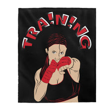Load image into Gallery viewer, Woman Warrior In Training - Plush Blanket