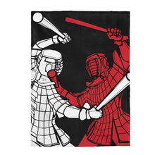 Load image into Gallery viewer, Dual Wielding Warriors - Plush Blanket