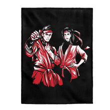Load image into Gallery viewer, Karate Fighters - Plush Blanket
