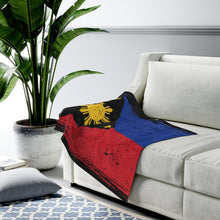 Load image into Gallery viewer, Filipino Grunge 2 - Plush Blanket