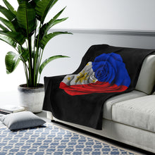 Load image into Gallery viewer, Filipino Rose - Plush Blanket