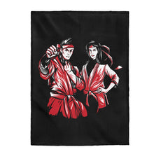 Load image into Gallery viewer, Karate Fighters - Plush Blanket