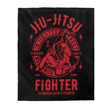 Load image into Gallery viewer, Jiu Jitsu Fighter - Plush Blanket