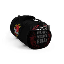 Load image into Gallery viewer, Dual Wieldin' Rules 3 - Duffel Bag