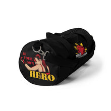 Load image into Gallery viewer, Be Your Own Hero Woman Warrior - Duffel Bag