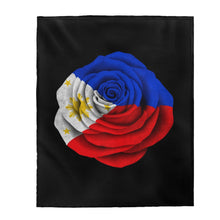 Load image into Gallery viewer, Filipino Rose - Plush Blanket