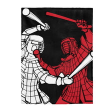 Load image into Gallery viewer, Dual Wielding Warriors - Plush Blanket