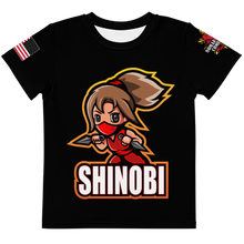 Load image into Gallery viewer, Shinobi Ninja Girl - Girls Crew Neck T-Shirt