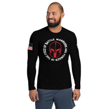 Load image into Gallery viewer, Warriors Are Forged In The Fires Of Battle - Men's Rashguard