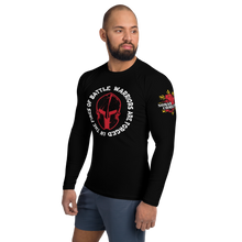 Load image into Gallery viewer, Warriors Are Forged In The Fires Of Battle - Men's Rashguard