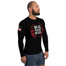 Load image into Gallery viewer, Dual Wieldin' Rules 2 - Men's Rashguard