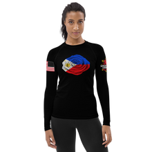 Load image into Gallery viewer, Filipino Rose - Women's Rashguard