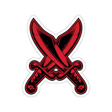 Load image into Gallery viewer, Double Knives - Kiss Cut Stickers