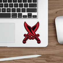 Load image into Gallery viewer, Double Knives - Kiss Cut Stickers