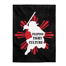 Load image into Gallery viewer, Filipino Fight Culture - Plush Blanket