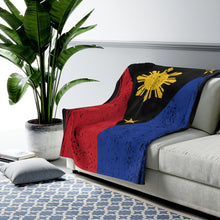 Load image into Gallery viewer, Filipino Grunge 2 - Plush Blanket