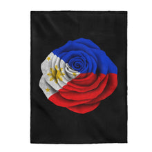 Load image into Gallery viewer, Filipino Rose - Plush Blanket