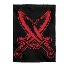 Load image into Gallery viewer, Double Knives - Plush Blanket