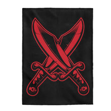 Load image into Gallery viewer, Double Knives - Plush Blanket