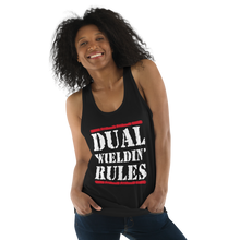 Load image into Gallery viewer, Dual Wieldin' Rules - Unisex Tanktop