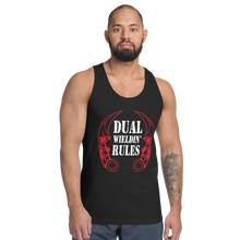 Load image into Gallery viewer, Dual Wieldin' Rules 2 - Unisex Tanktop