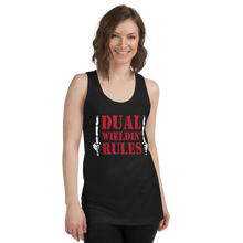 Load image into Gallery viewer, Dual Wieldin' Rules 4 - Unisex Tanktop