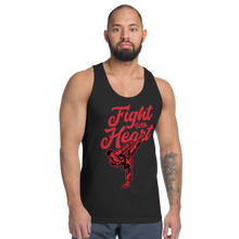 Load image into Gallery viewer, Fight With Heart - Unisex Tanktop