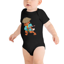 Load image into Gallery viewer, Baby Samurai Dog - Baby Bodysuit
