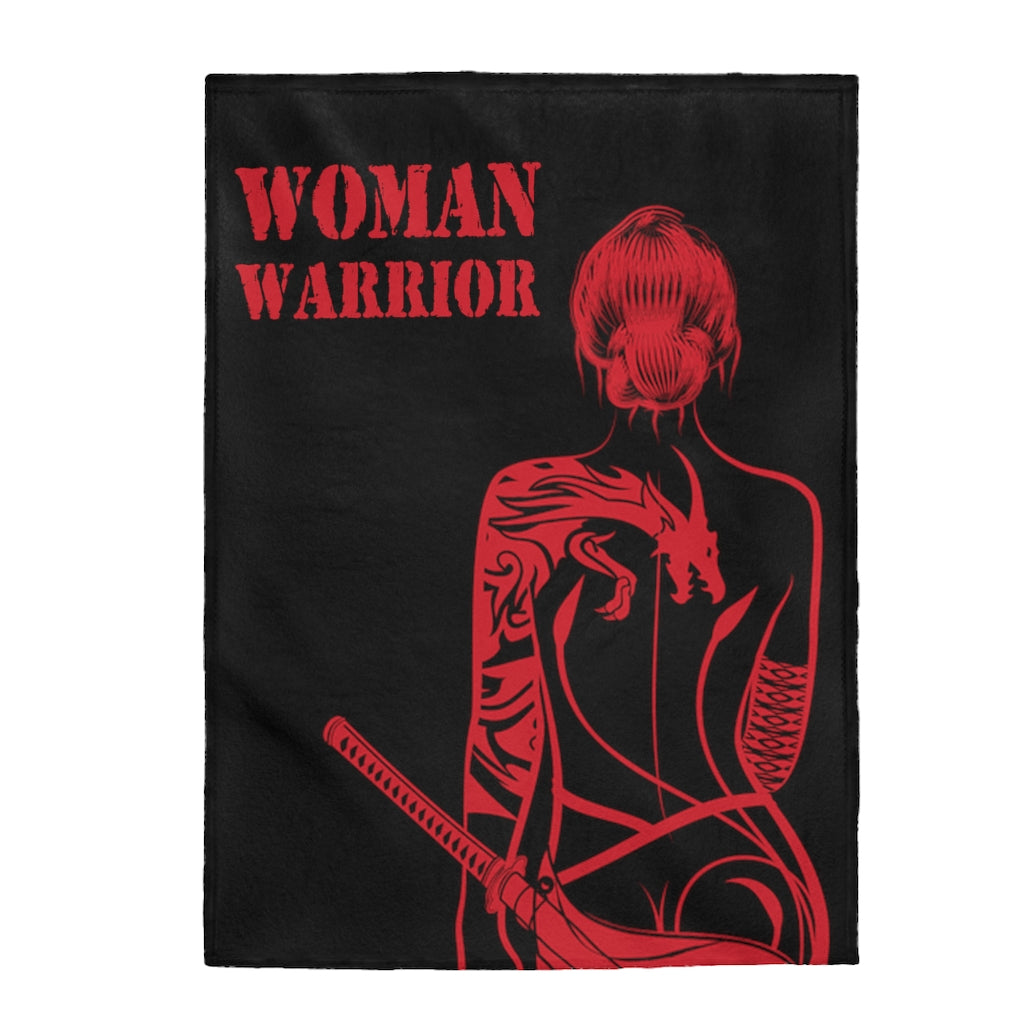 Woman Warrior - Plush Blanket