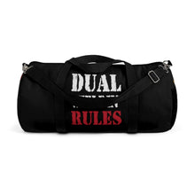 Load image into Gallery viewer, Dual Wieldin&#39; Rules 2 - Duffel Bag
