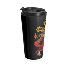 Load image into Gallery viewer, Dual Wielding Warrior - Stainless Steel Travel Mug
