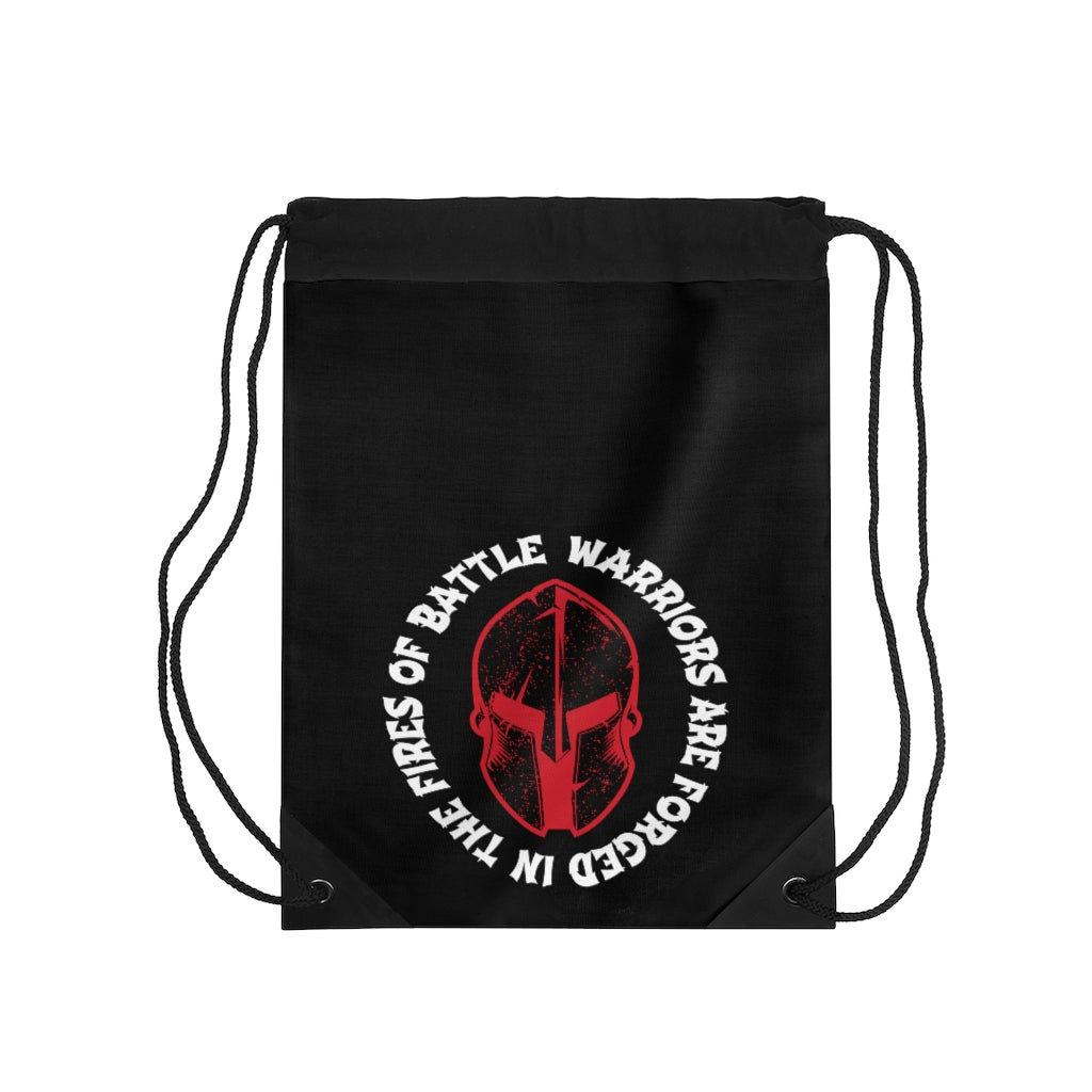 Warriors Are Forged In The Fires Of Battle - Drawstring Bag