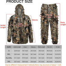 Load image into Gallery viewer, Kylebooker 3d Bionic Maple Leaf Hunting Ghillie Suit Camouflage Sniper Clothing - Xl/xxl
