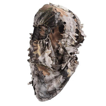 Load image into Gallery viewer, Kylebooker Ghillie Face Mask 3d Leafy Ghillie Camouflage Full Cover Headwear Hunting Accessories
