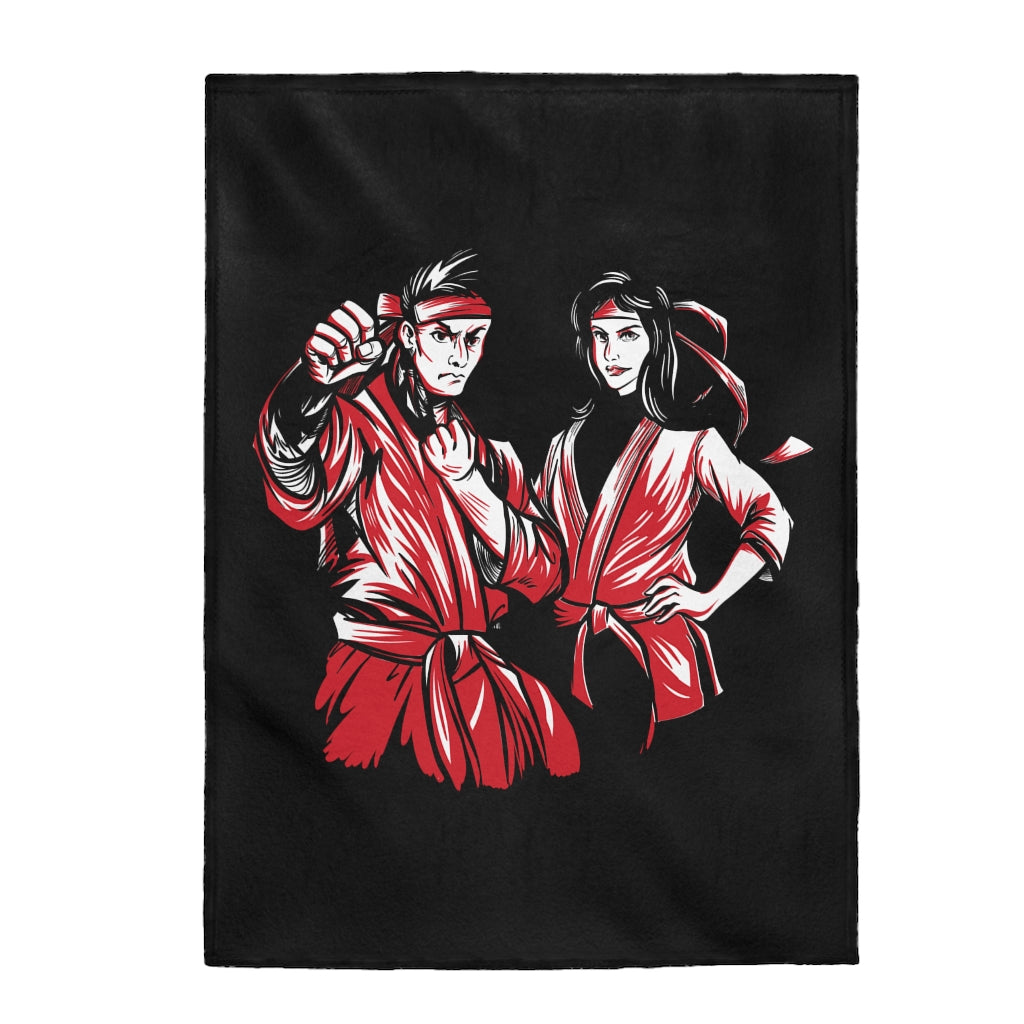 Karate Fighters - Plush Blanket