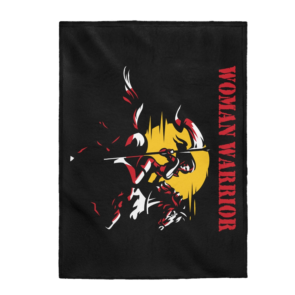 Woman Warrior 2 - Plush Blanket
