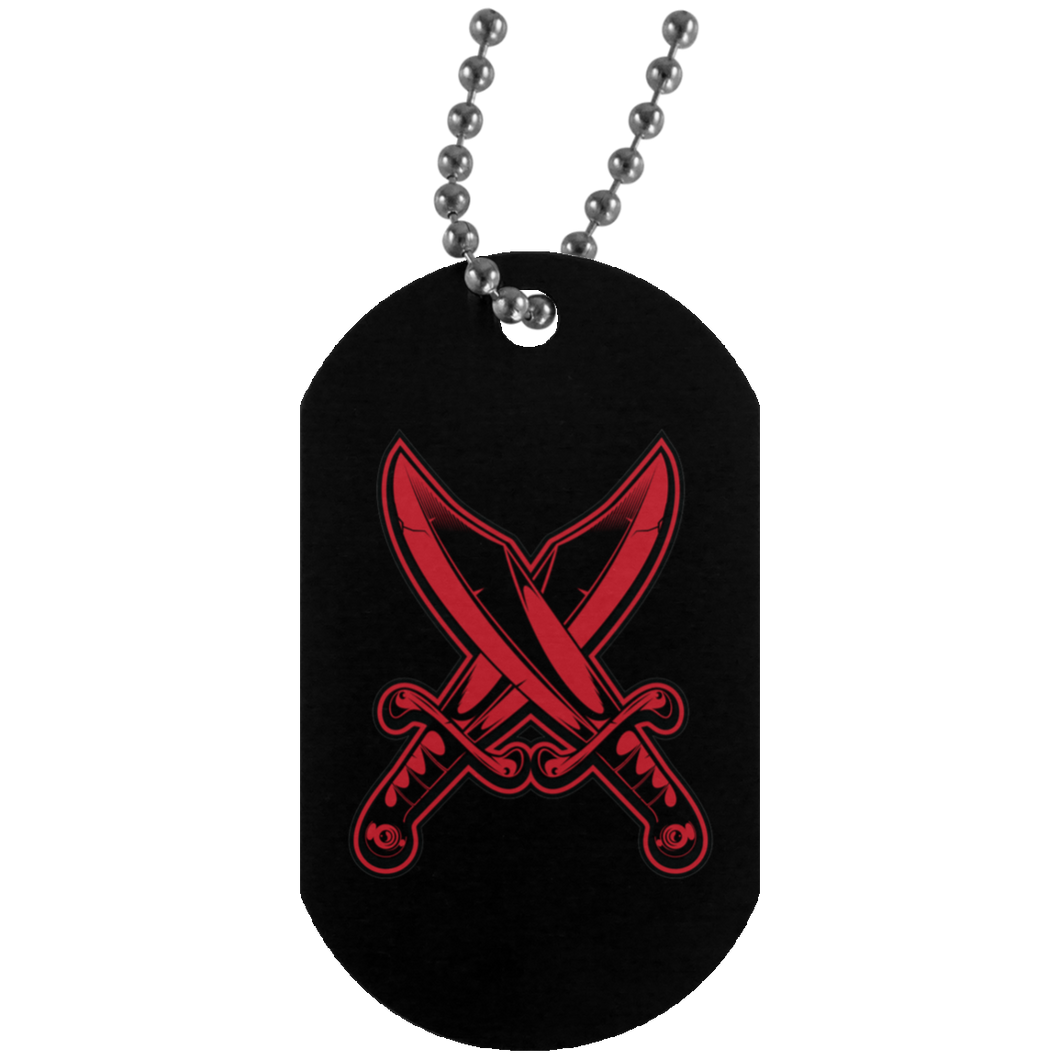 Double Knives - Dog Tag