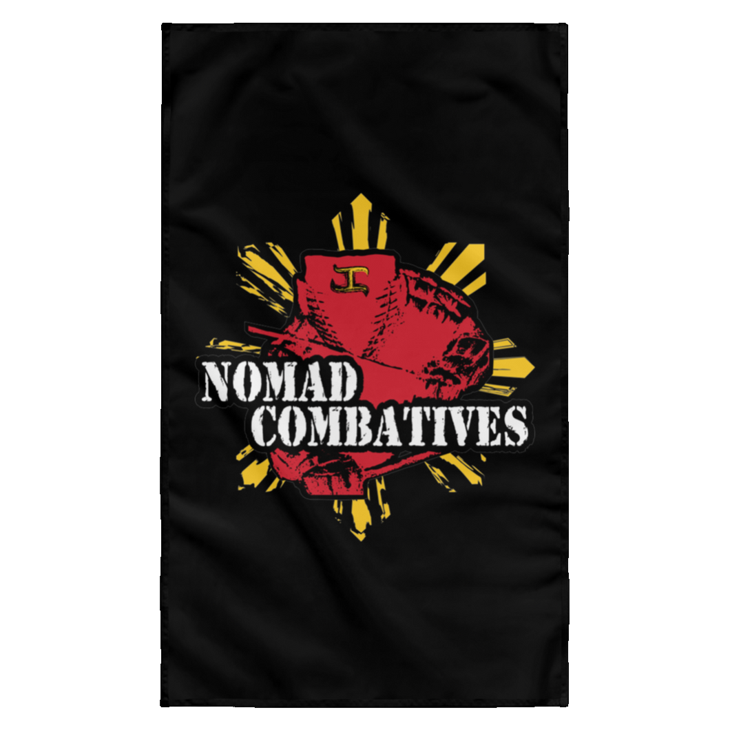Official Nomad Combatives - Hanging Vertical Rally Flag