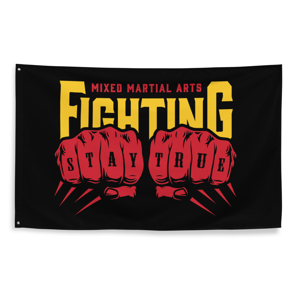 MMA Fighting Stay True - Rally Flag