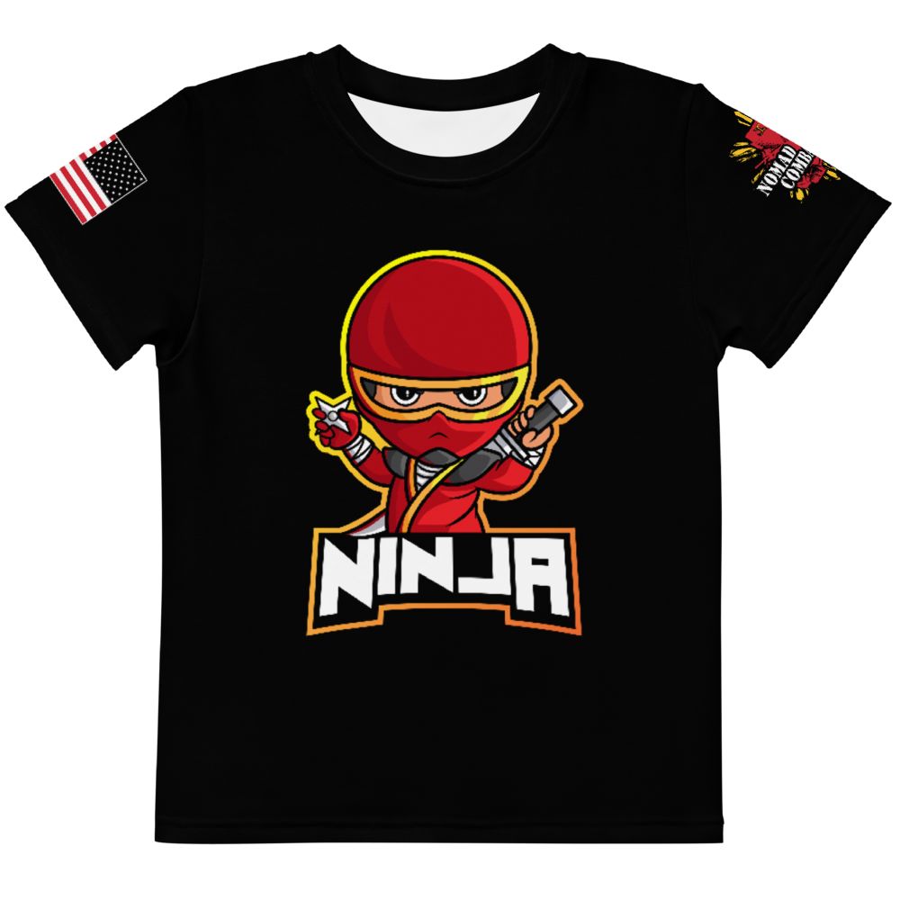 Action Ninja - Boys Crew Neck T-Shirt