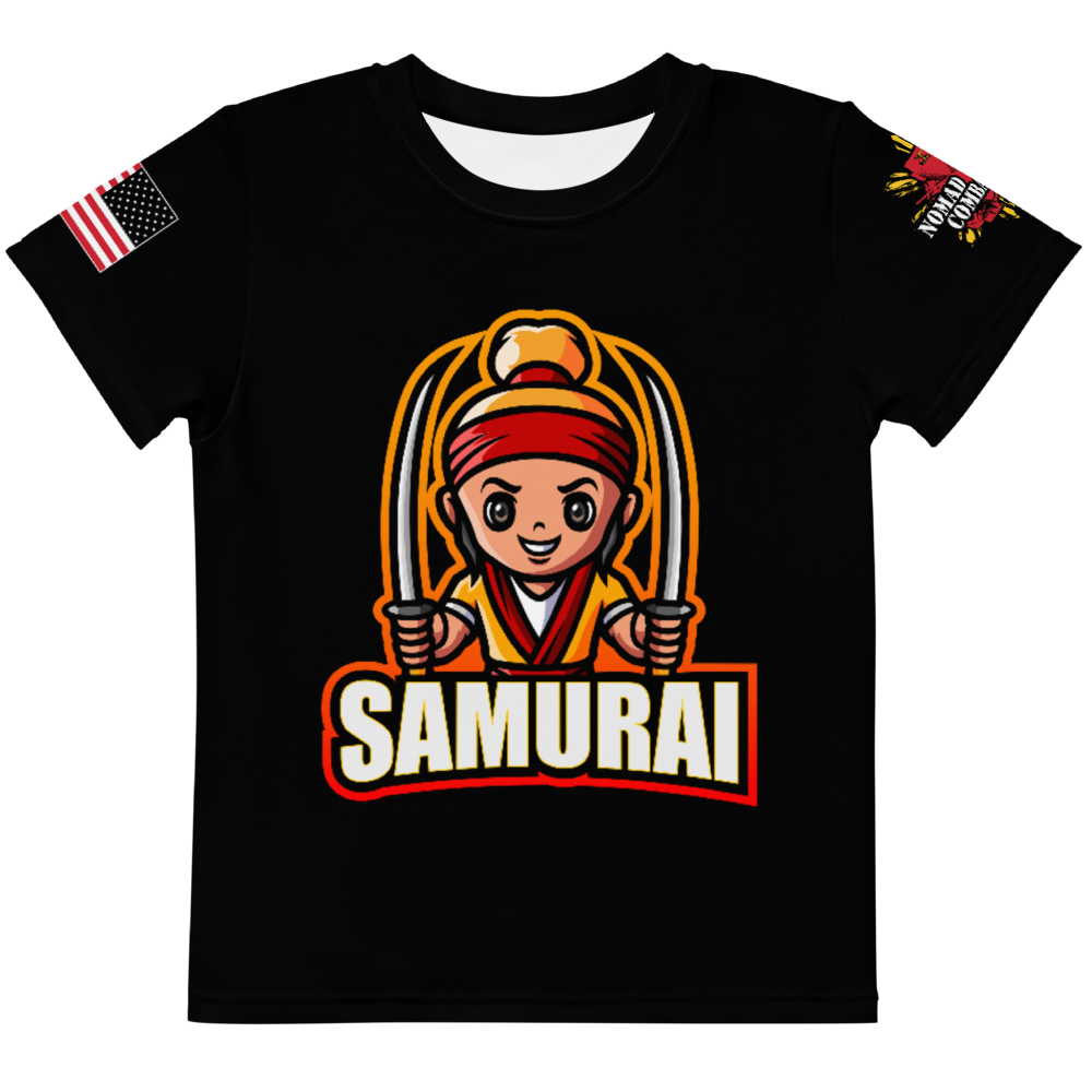Samurai Boy - Boys Crew Neck T-Shirt